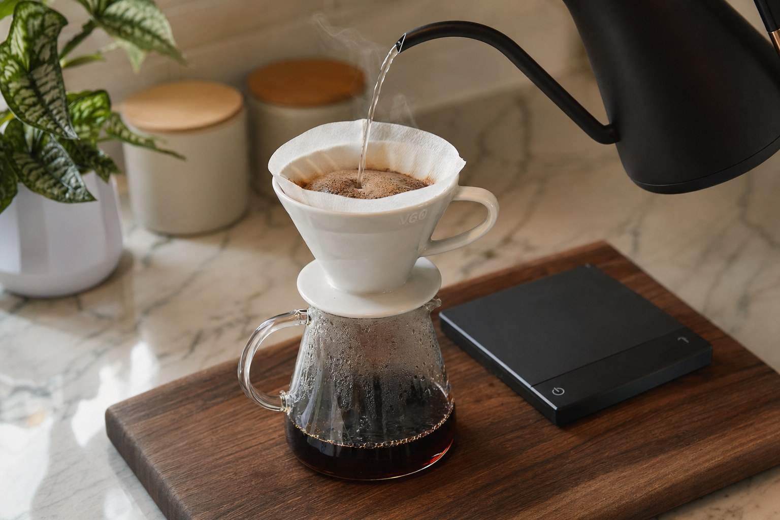 Pour Over Coffee Ratio: V60, Chemex, and Kalita Wave Compared